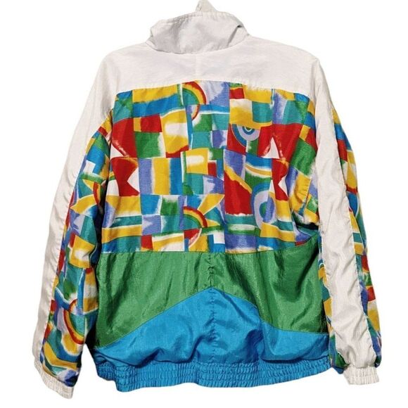 Colorful Geometric Women's Jacket - Picture 2 of 16
